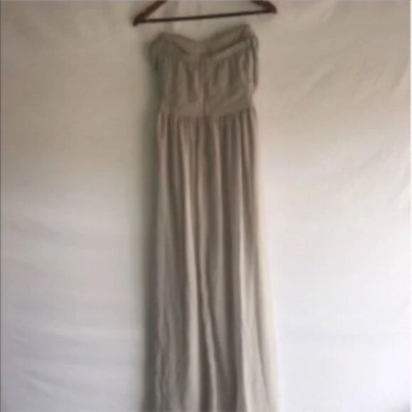 Women’s Lulu’s Grey Strapless Formal Dress - Picture 5 of 8